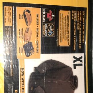 Dewalt heated jacket with charger and battery